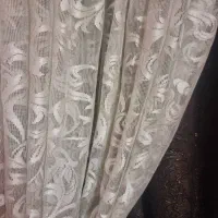 دو عدد پرده مناسب پنجره دومتر و پارچه متراژ بالا|پرده، رانر، رومیزی|درگهان, |دیوار