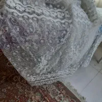 ۲ عدد لحاف پشمی نو ملا فه ترک  پرده توری  ۱۵ متره|رختخواب، بالش، پتو|قدس, شهرک فرزان|دیوار