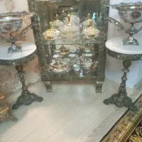 برنز اصل دو عدد میوه خوری با پایه یا جدا