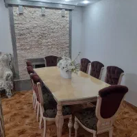 میز غذاخوری ۸ نفره چوب