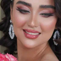 عروس میکاپ شینیون