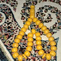 تسبیح سندلوس اصل استخوانی|کلکسیون اشیاء عتیقه|دورود, |دیوار