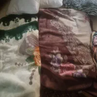 ۲ عدد پتو دو نفره .یک پتو‌یک نفره‌پلنگی در حد نو