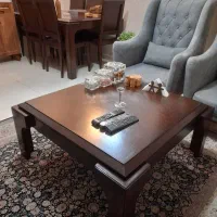 /فروش فوری فوری میز جلو مبلی چوبی /