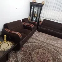 یک دست مبل نه نفرویک ساعت ویک بوفه|حراج|دهگلان, |دیوار