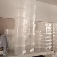 انواع ظروف یگبار مصرف بطری جار لیوان فریزریوعیره|ظروف نگهدارنده، پلاستیکی، یکبارمصرف|همدان, |دیوار