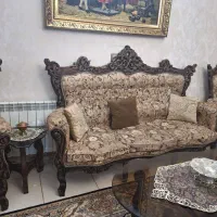مبل استیل(سلطنتی) ۹ نفره|مبلمان خانگی و میز عسلی|قم, سراجه|دیوار