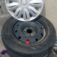 ۴عدد رینک۱۵ لاستیک سمند سالم