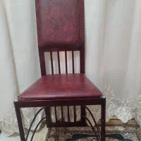 سه عدد صندلی فلزی سالم