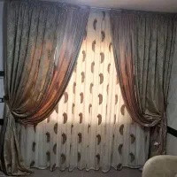 پرده  به همراه دستک