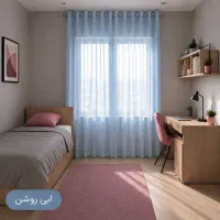 پرده ابریشم ساده