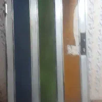 درب آلومینیوم دست دوم و جنس قدیم سنگین|مصالح و تجهیزات ساختمان|دلند, |دیوار