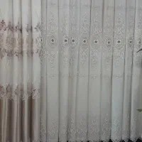 پرده ۲/۷۰ارتفاع ۲/۳۰ پرچین وعرض بدون چین ۴/۷۰متر|پرده، رانر، رومیزی|قدس, شهر‌قدس|دیوار