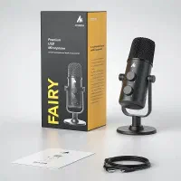 میکروفن کندانسر مائونو مدل AU-903 +پایه +پاپ فیلتر
