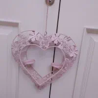 قاب قفس فلزی دوتایی وجاشمعی قلب ساخت کشورچین|صنایع دستی و سایر لوازم تزئینی|تهران, گمرک|دیوار