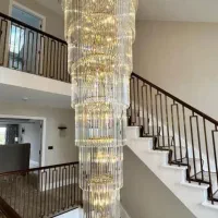 لوستر الماس.کریستالی بلند دوبلکسی کاردی.AC light|لوستر و چراغ آویز|تهران, سنگلج (شاپور)|دیوار