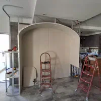 کناف ، سقف کاذب ۶۰ در ۶۰ و پی وی سی ، سقف کشسان|خدمات پیشه و مهارت|هشتگرد, هشتگرد قدیم|دیوار