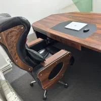 میز مدیریت و صندلی فروش فوری|مبلمان اداری|نسیمشهر, |دیوار