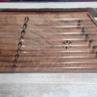 سنتور با چوب گردو درجه یک با رنگ فندوقی خوشرنگ