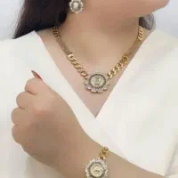 سرویس نقره مشابه طلا مدال نقره مشابه طلا ساعت نقره|جواهرات|تبریز, |دیوار