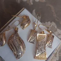 ست پلاک گوشواره دو درصد