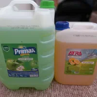 مایع ظرفشویی 5 kg آترا مایع دستشویی 10kg|مواد شوینده و دستمال کاغذی|زنجان, |دیوار