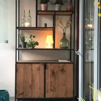 کتابخونه مدل ۵۶۷ شلف طبقه باکس دار