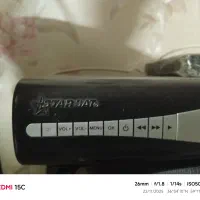 گیرنده مارک استار تمیز فروشی همراه با تمامی لوازم|صوتی و تصویری|گلبهار, شهر جدید گلبهار|دیوار