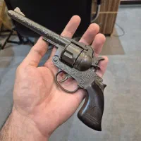 تفنگ Revolver فلزی ترقه ای ۱۲ تایی برند DYAL