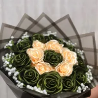 دسته گل ربانی ترکیبی|گل مصنوعی|ارومیه, |دیوار