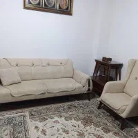 یک دست مبل 8نفره راحتی همراه جلو مبلی