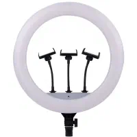 رینگ لایت قطر 54 بزرگ مناسب آرایشگاه|دوربین عکاسی و فیلم‌برداری|کرج, مصباح|دیوار