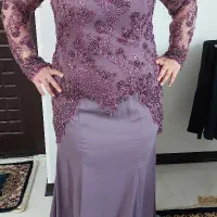 پیراهن مزون دوزی سایز بزرگ
