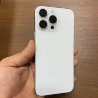 اپلiPhone/16پرومکس/سفید/باطری صد/اقساط بلندمدت