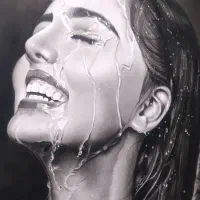 طراحی چهره سیاه‌قلم حرفه‌ای از روی عکس