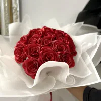 دسته گل روبانی باکس|گل مصنوعی|اسلام‌شهر, شهرک قائمیه|دیوار