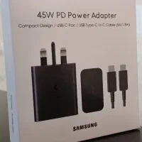 اداپتور 45 w سامسونگ به همراه سیم تایپ c
