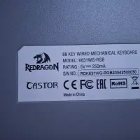 کیبورد گیمینگ ردراگون مدل Castor K631 WG RGB|قطعات و لوازم جانبی رایانه|اهواز, پردیس|دیوار