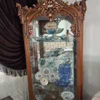 بوفه منبت کاری چوب راش در پردیس