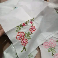 دستمال گلدوزی|صنایع دستی و سایر لوازم تزئینی|برازجان, |دیوار