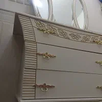 آینه ومیزآرایش(دراور)سفید