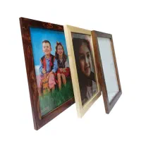 قاب عکس چوبی از چوب طبیعی