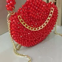 کیف مرواریدی دست باف یلدایی خاص|کیف، کفش، کمربند|صباشهر, |دیوار