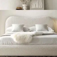 تخت خواب مدل لاریسا + پارچه تدی - به قیمت کارخانه