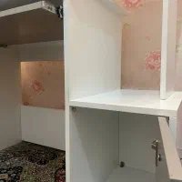 میز کامپیوتر تقریبا نو و تمیز سفید|میز تحریر و کامپیوتر|مشهد, امیریه|دیوار