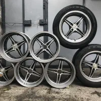 رینگ سایز ۱۶ لاستیک ۲۵|قطعات یدکی و لوازم جانبی|رشت, سیا اسطلخ|دیوار