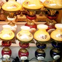 شمعدان لامپا فرشته ترح همه رنگ و اندازه