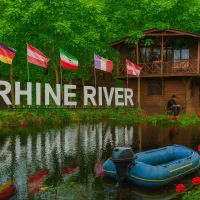 کلبه ای از جنس چوب و سکوت در طبیعت