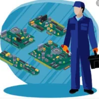 تعمیر بردهای الکترونیکی و اسپیکر و....