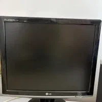 مانیتور ال‌جی مدل Flatron L1755S و اسپیکر کامپیوتر